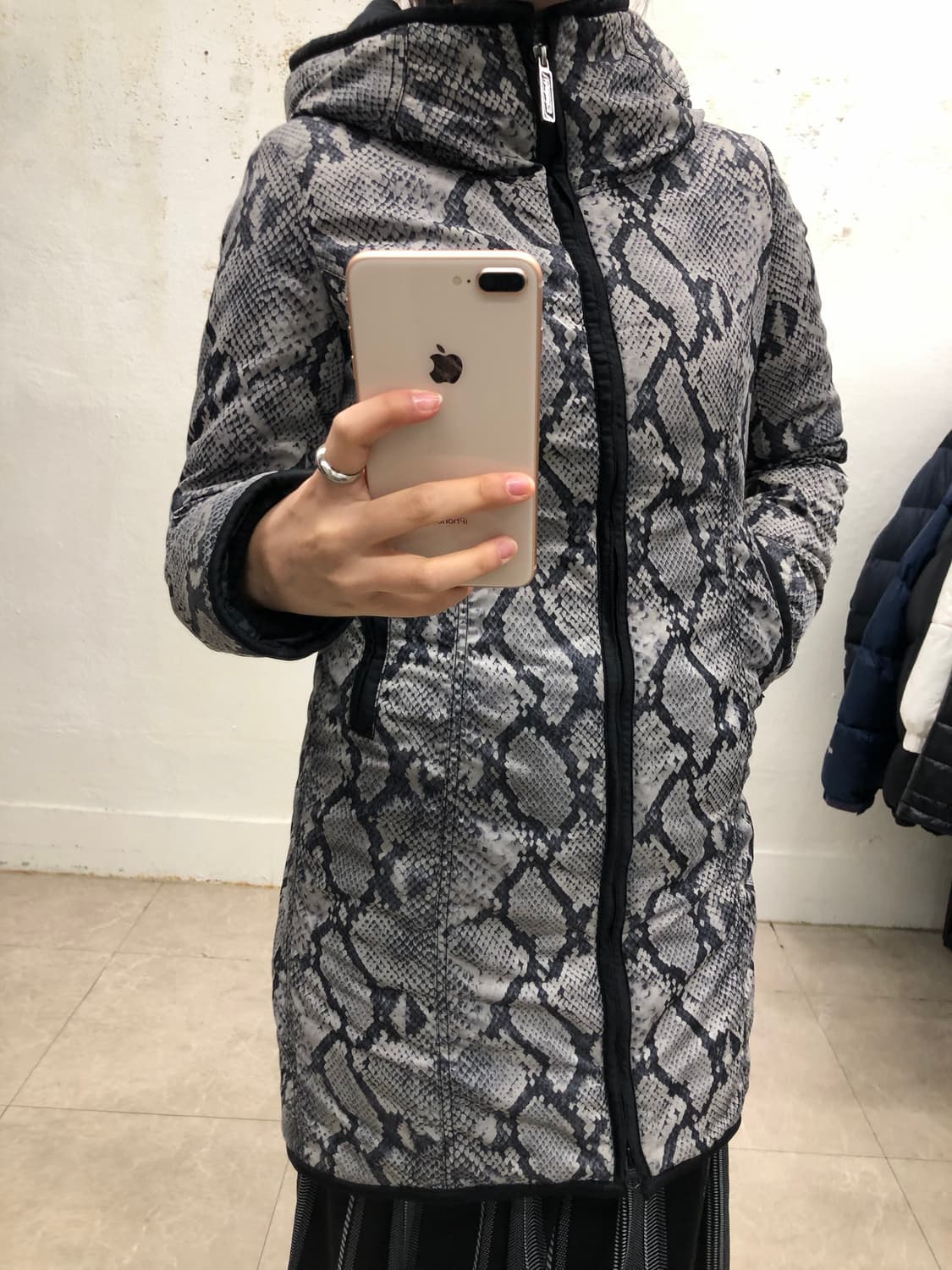 히스테릭 글래머 뱀피 코트 롱패딩 상품이미지2