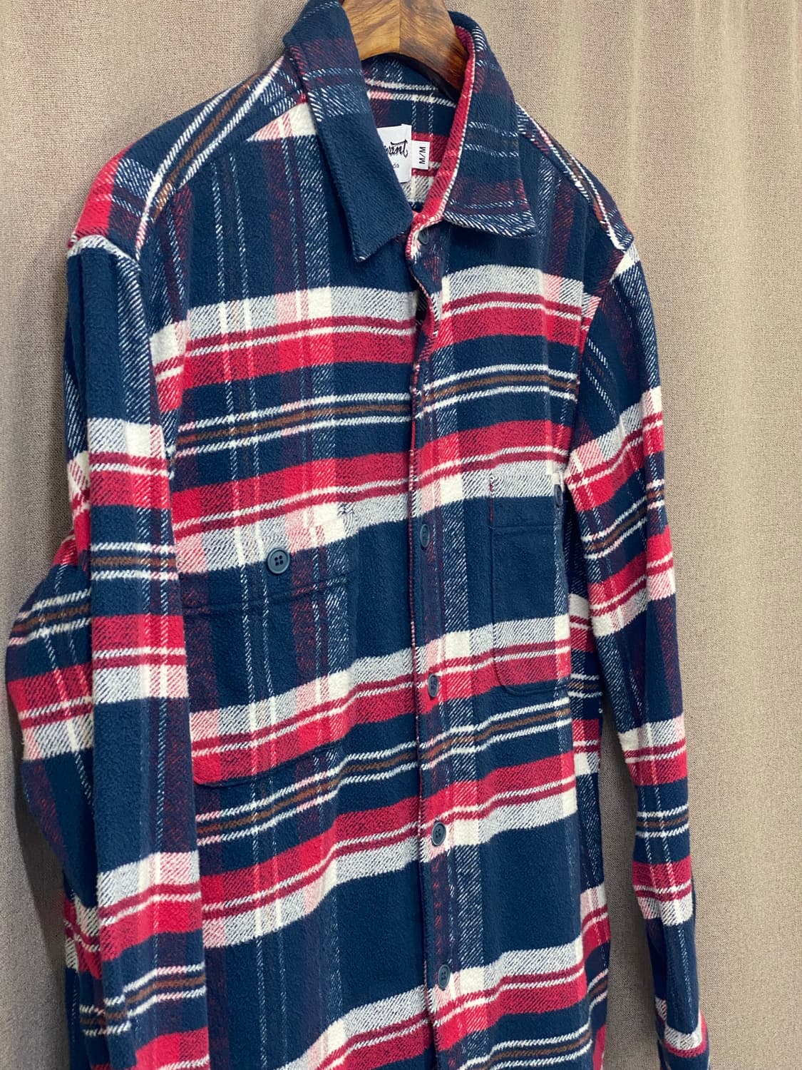 bon vivant 플란넬 체크 셔츠 상품이미지2