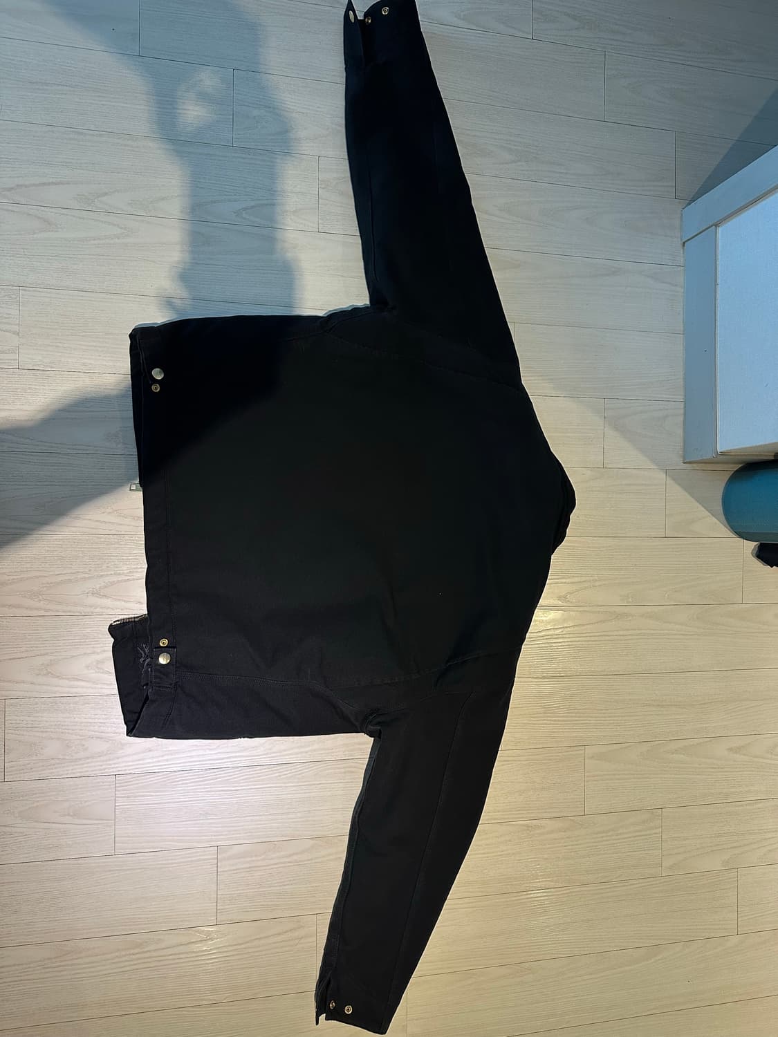 칼하트 WIP 오가닉 디어본 캔버스 OG 디트로이트 자켓 블랙 에이지드  상품이미지3