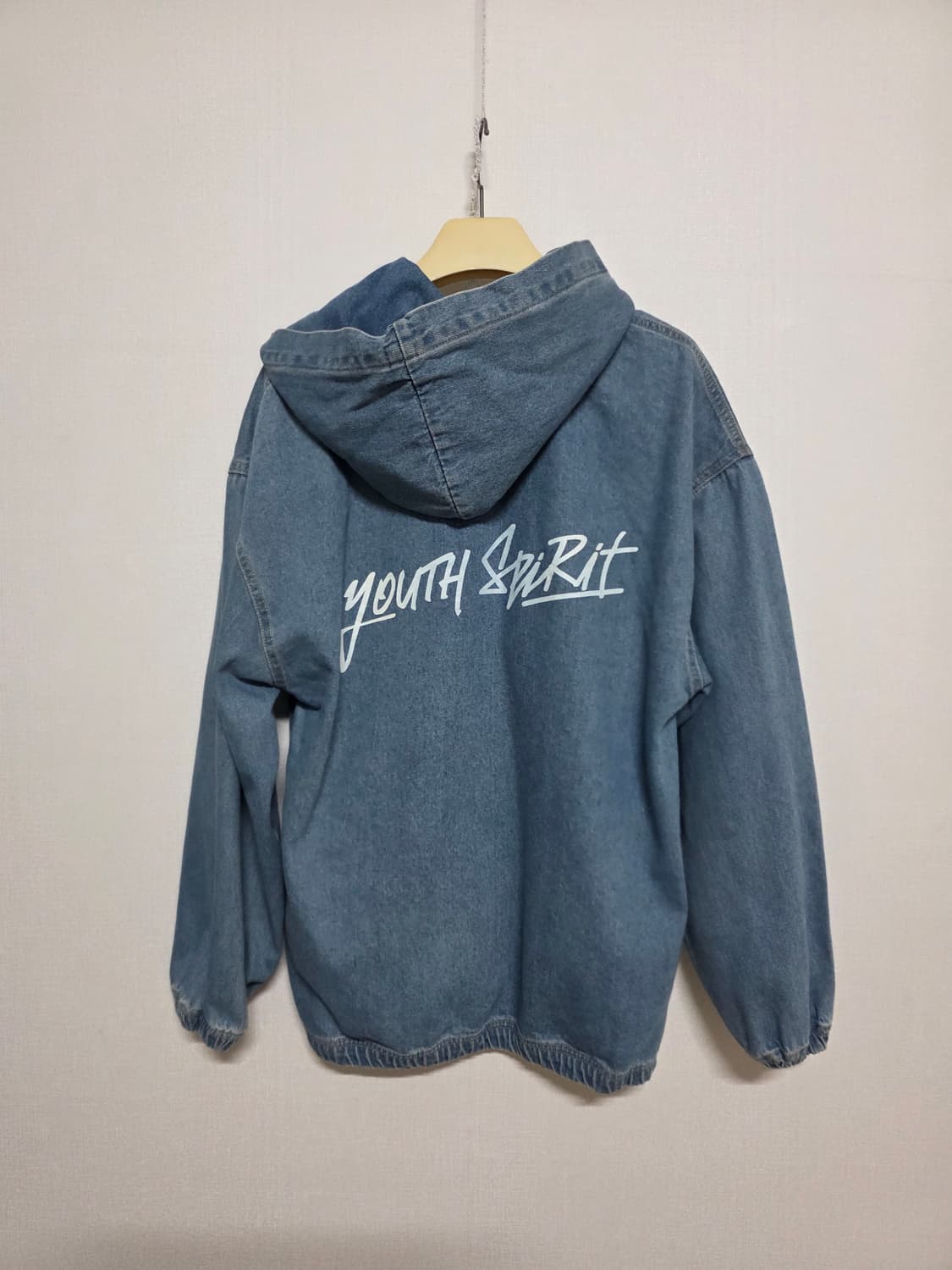 청 후드 집업 상품이미지2