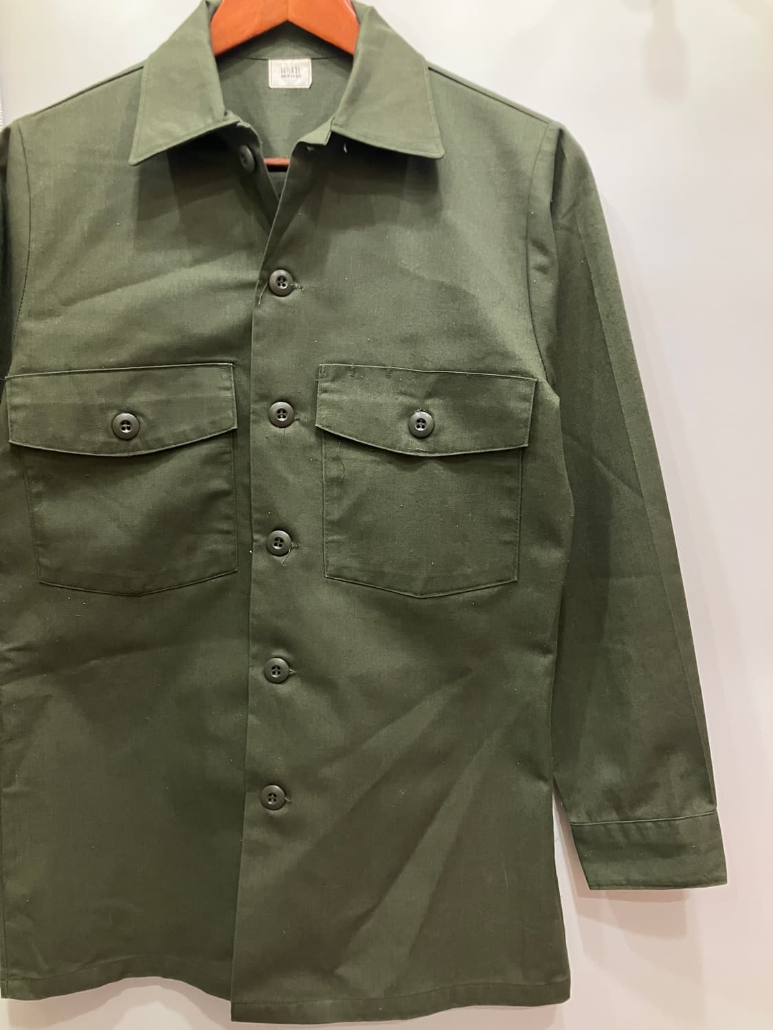 70s us army og 507 밀리터리 셔츠 상품이미지5