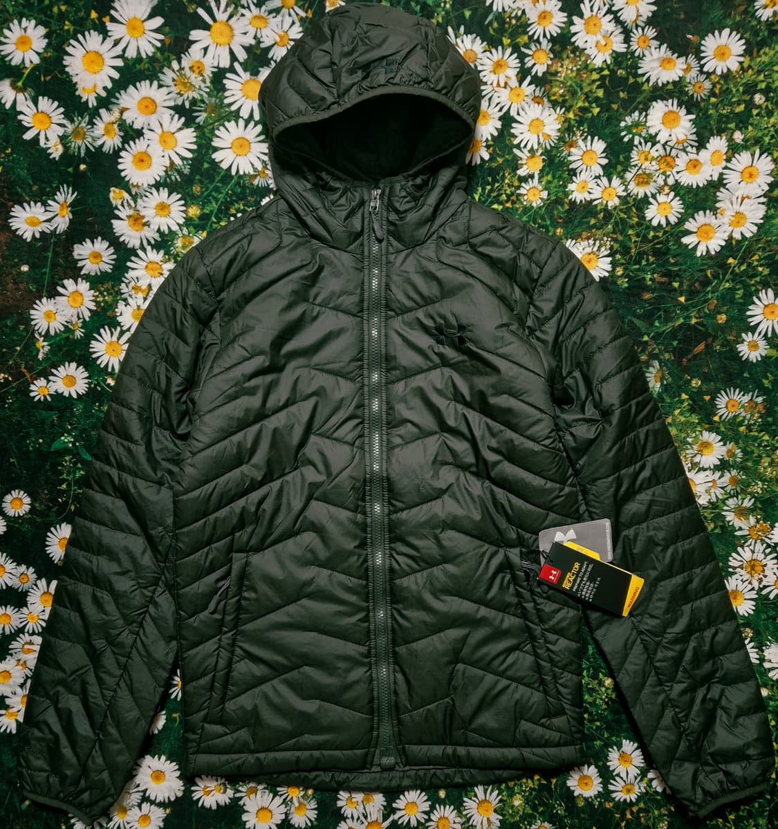 언더아머 콜드기어 리액터 후드 경량 패딩 자켓 SM 새상품 상품이미지1