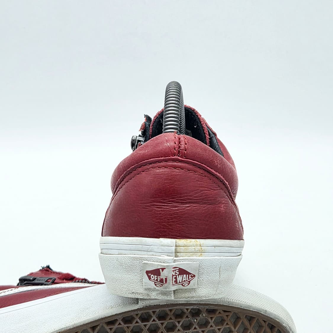 반스 올드스쿨 ZIP 레더 레드 (265) 상품이미지2