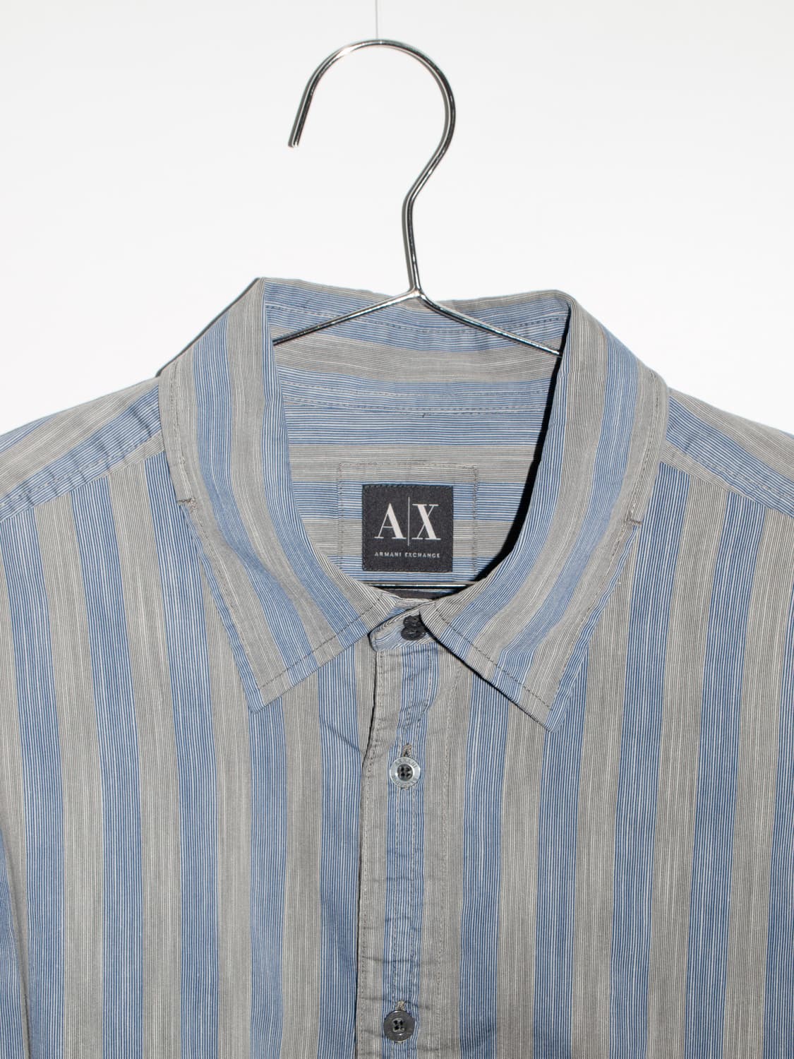 Cotton Roll-up Tab Stripe Shirts 상품이미지5