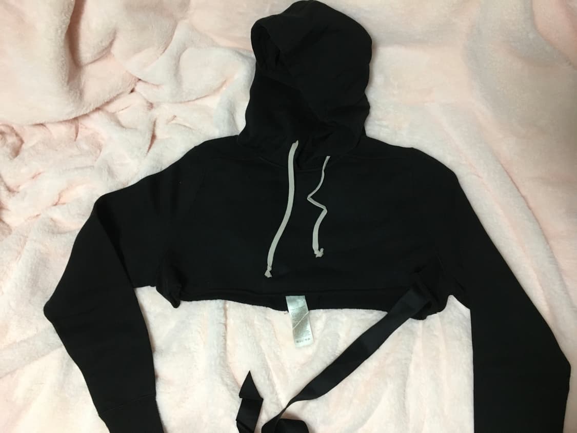 (24시간만 이 가격) 릭오웬스 다크쉐도우 크롭 후디 상품이미지2