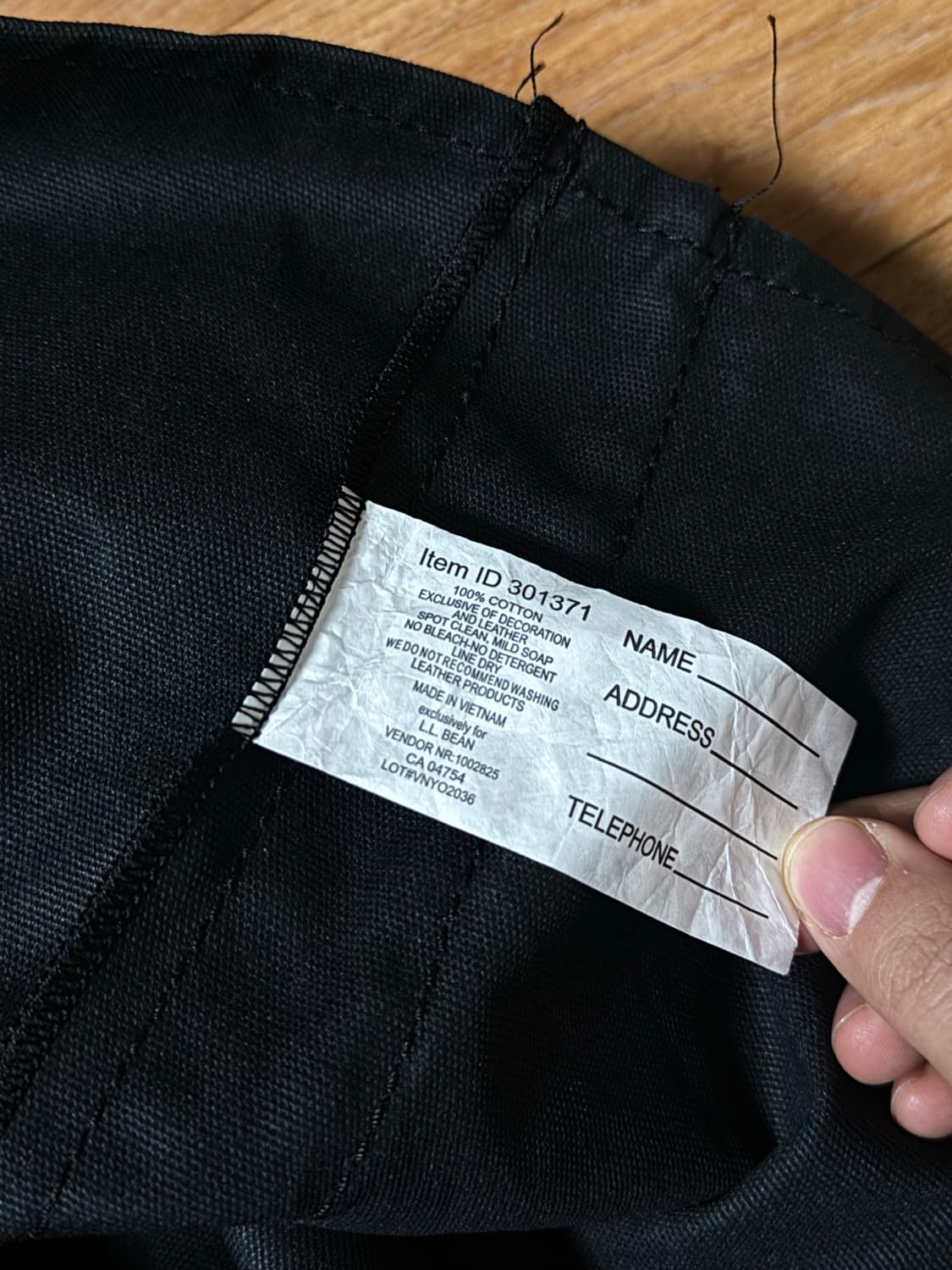 엘엘빈 토트백 블랙 상품이미지3