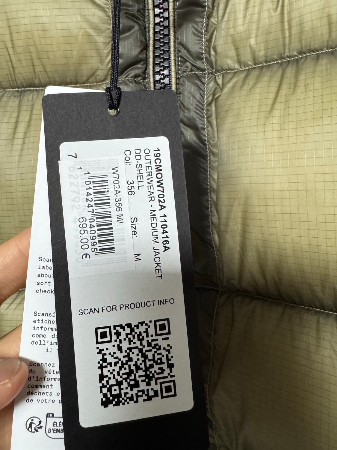 cp컴퍼니 디디쉘 펀가이 그레이 M 상품이미지2