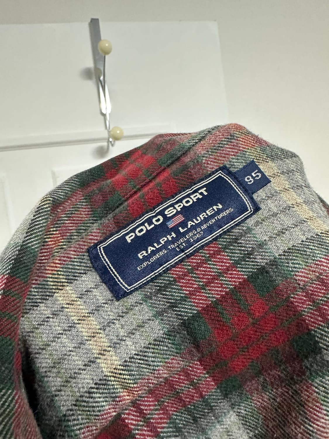 폴로 스포츠 체크 셔츠 상품이미지3