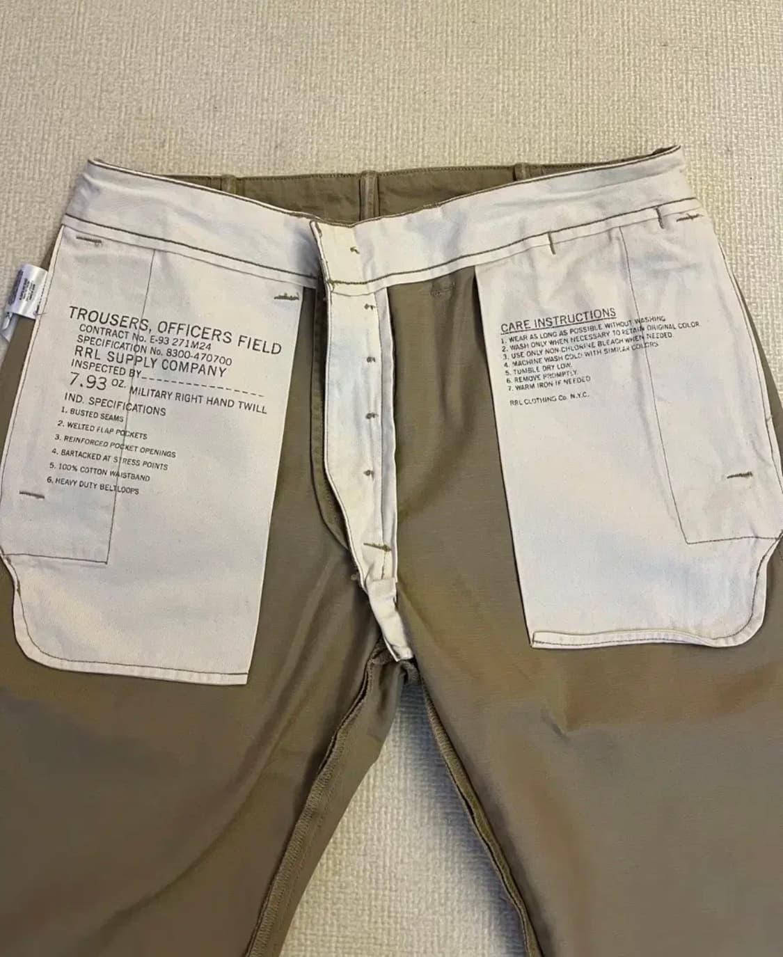 RRL OFFICER’S CHINO PANTS 상품이미지4