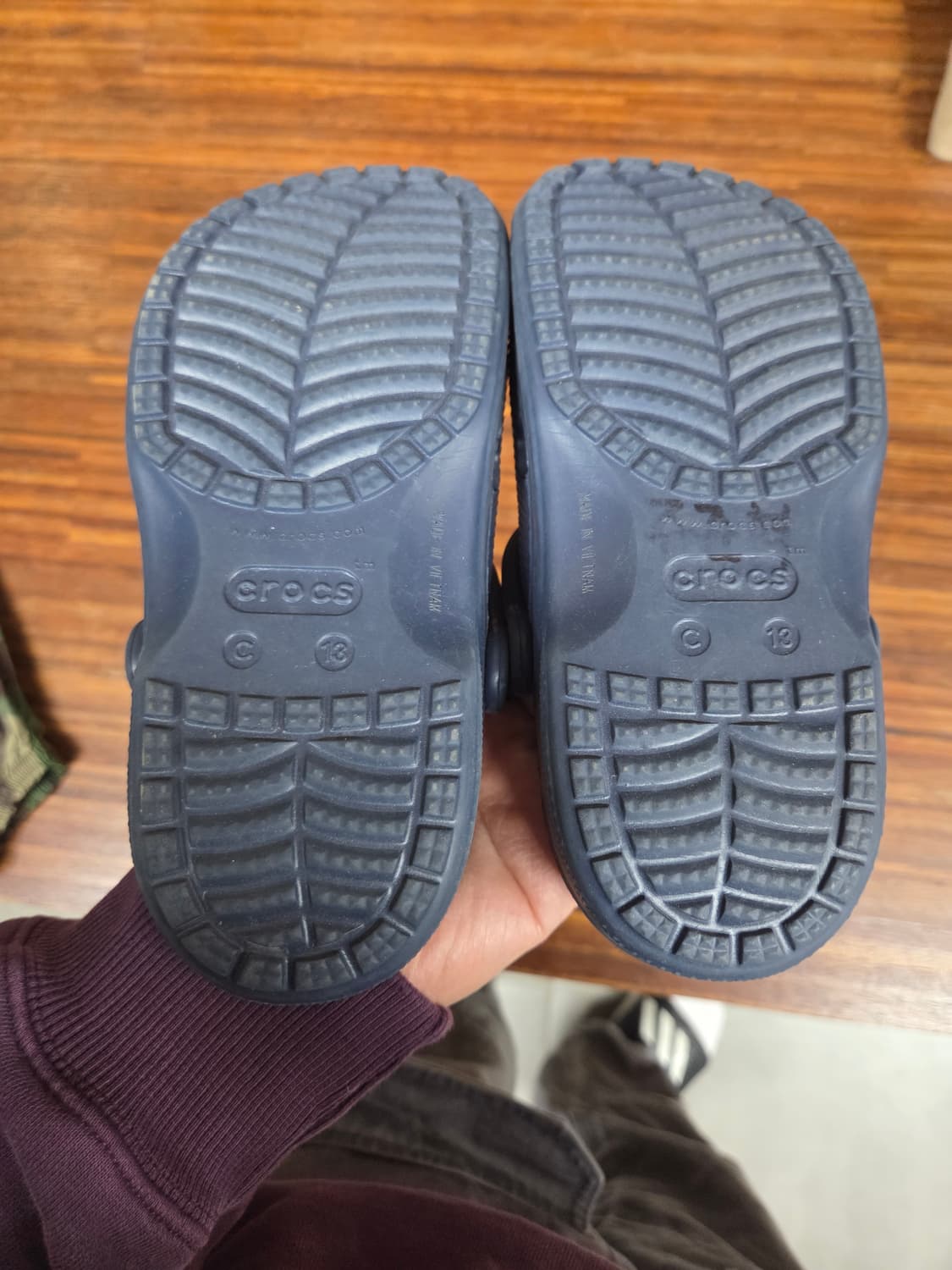 크록스 키즈 주니어 바야 클로그 네이비 c 13 190 상품이미지4