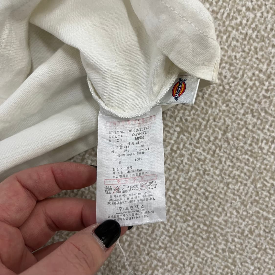 M 디키즈 긴팔 슬리브 티셔츠 0210M 상품이미지3