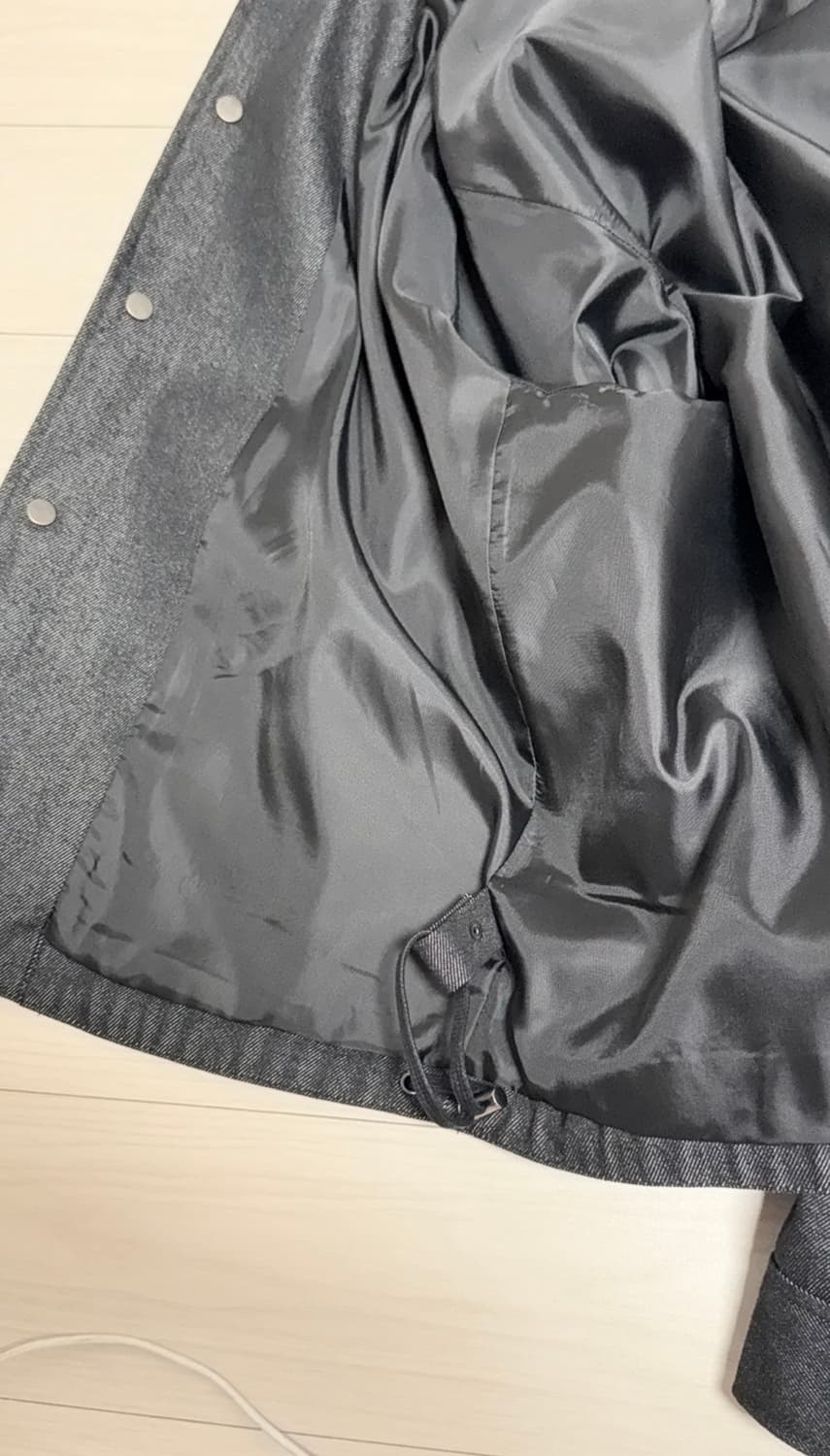 COOR 언체인징 크롭 스트링 블루종/MA-1 자켓 상품이미지4