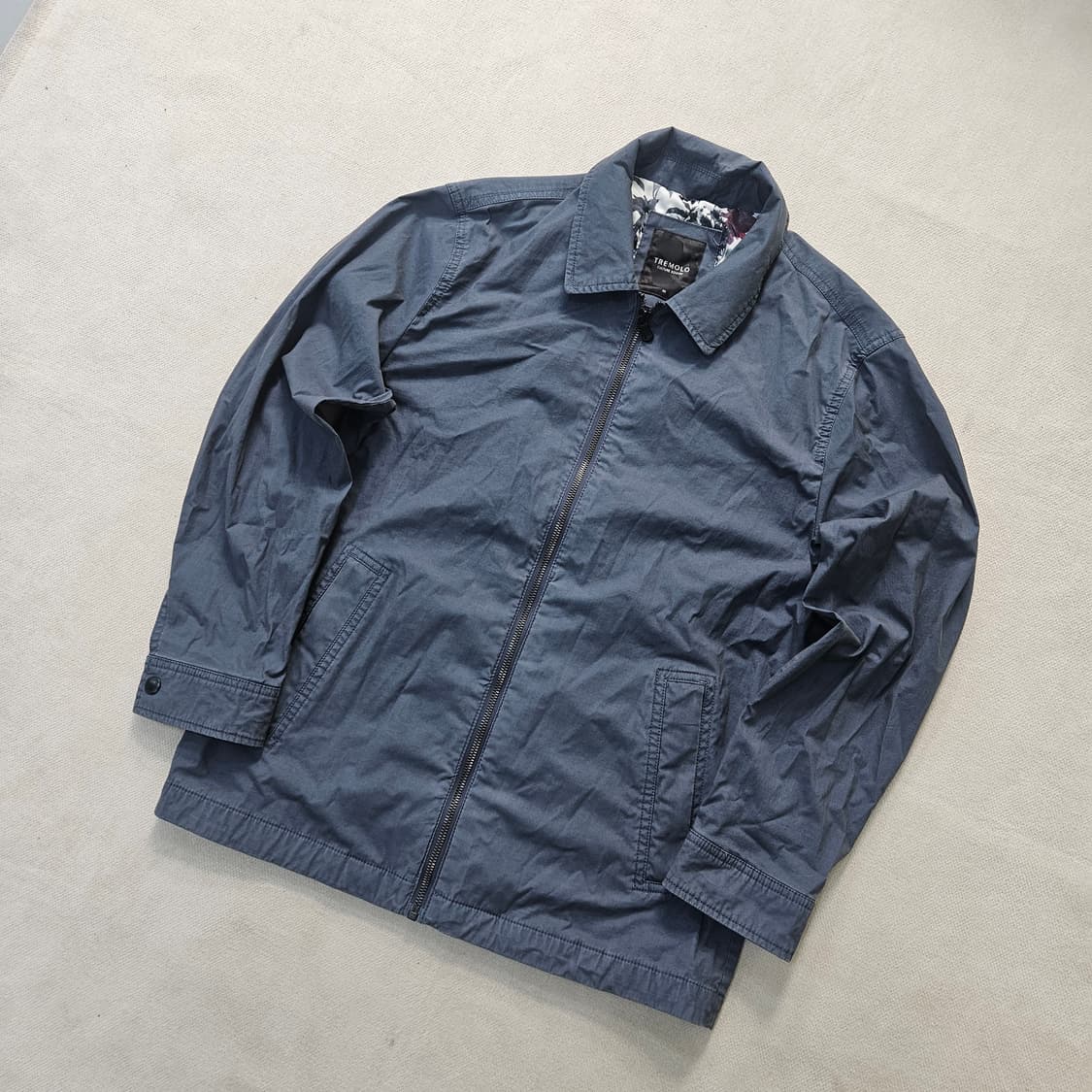 95 트레몰로 면 워싱 평에리 점퍼 0402Y 상품이미지1