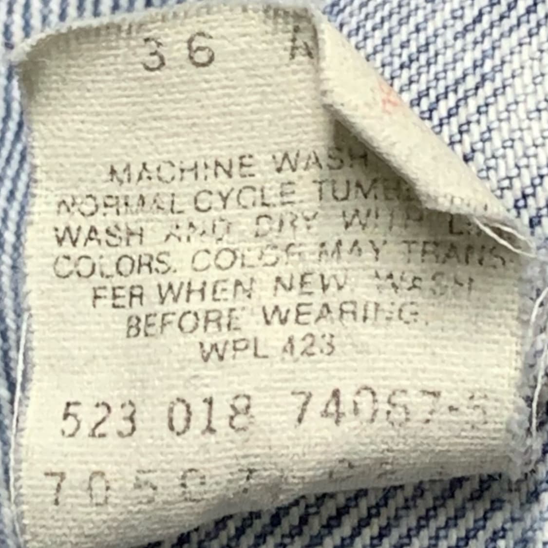 [L] 80's 리바이스 데님 트러커 재킷 70507-0219 상품이미지5