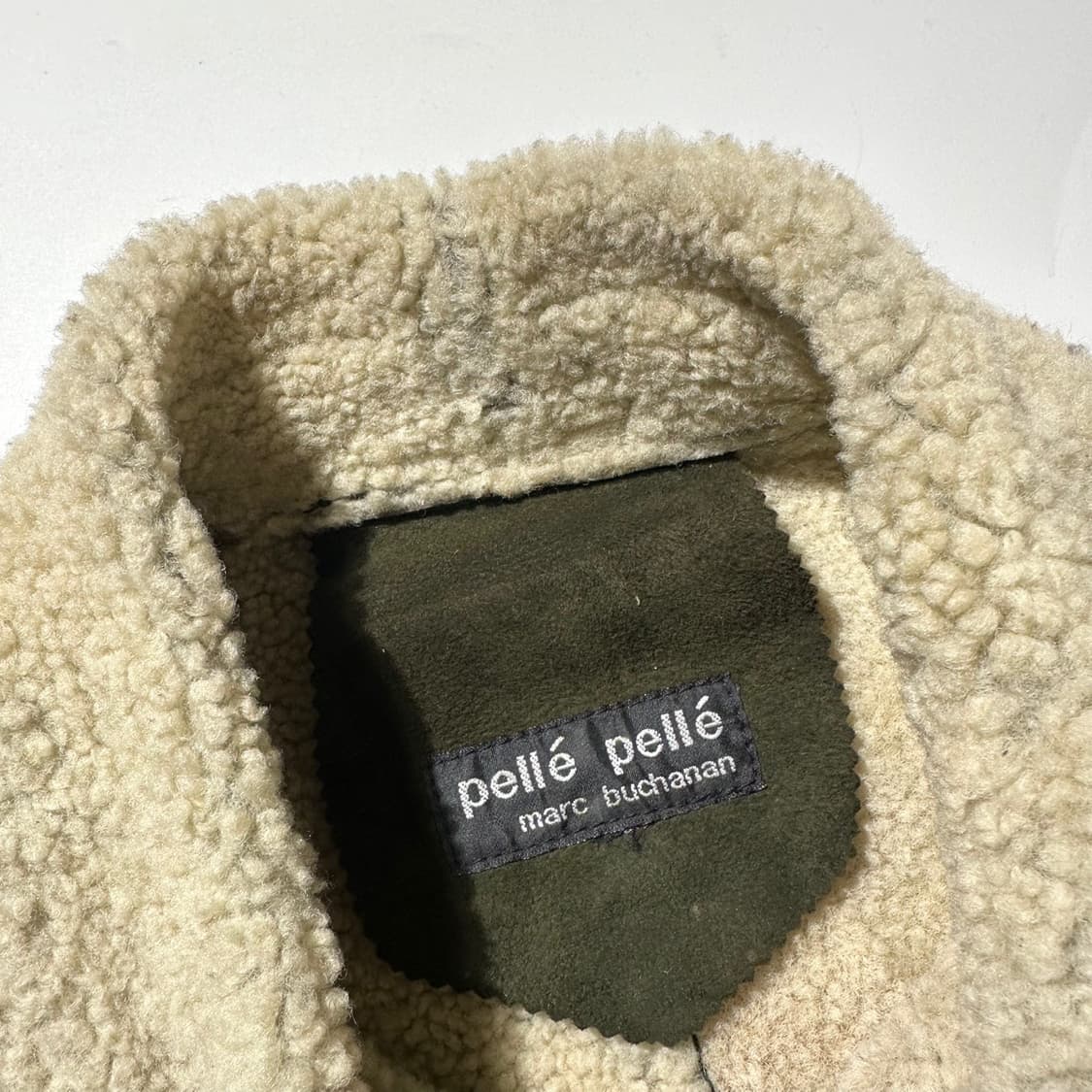 펠레펠레 램스킨 레더 시어링 무스탕 싱글 자켓 상품이미지4