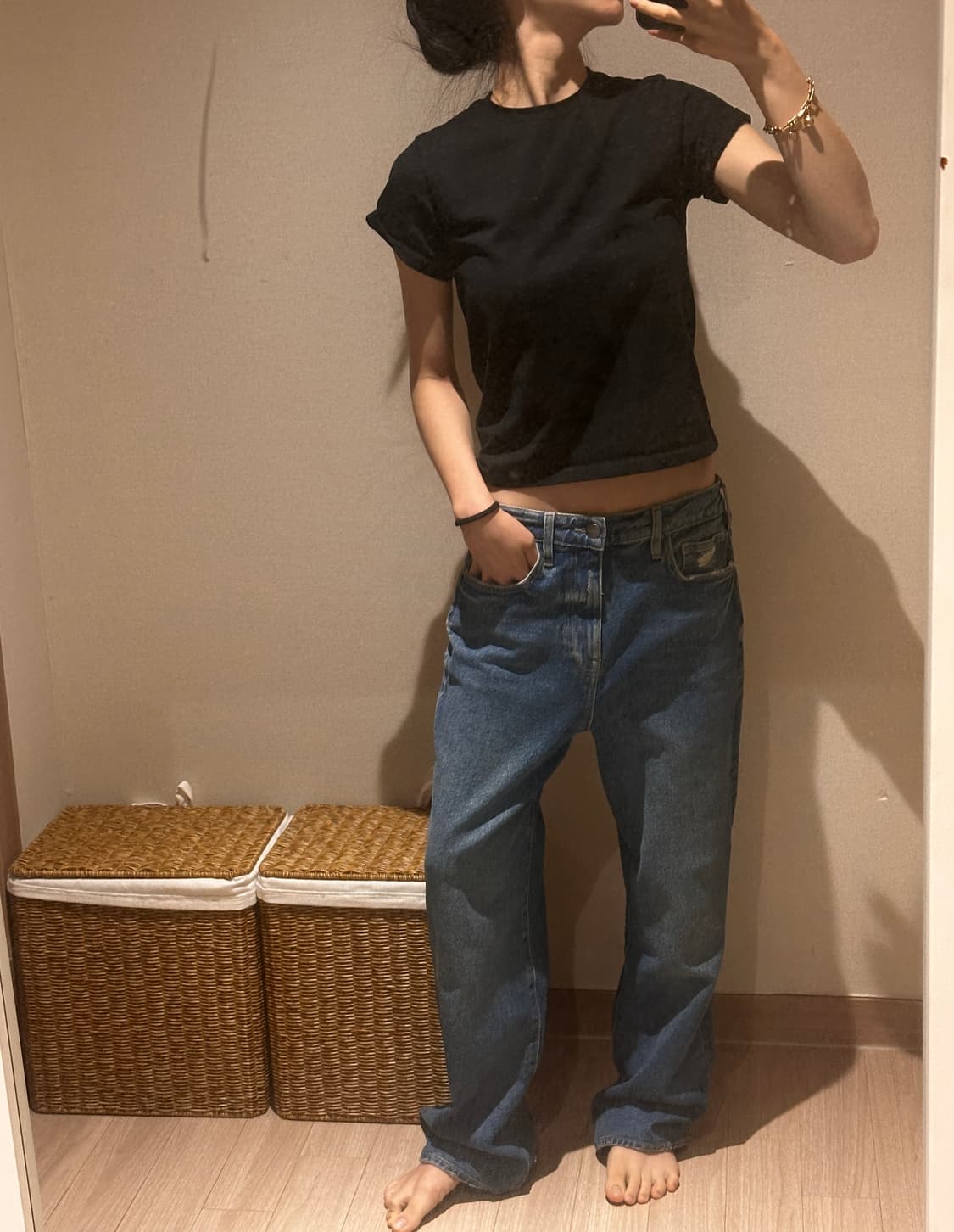 Frame 와이드 데님 팬츠 28 상품이미지1