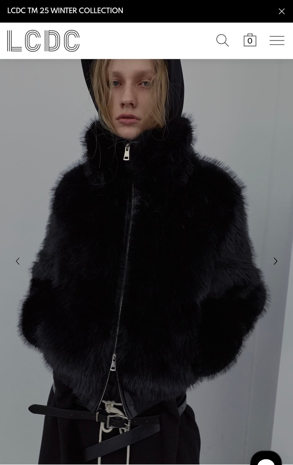  LCDC NEW FUR ZIP-UP JACKET (BLACK) 상품이미지2