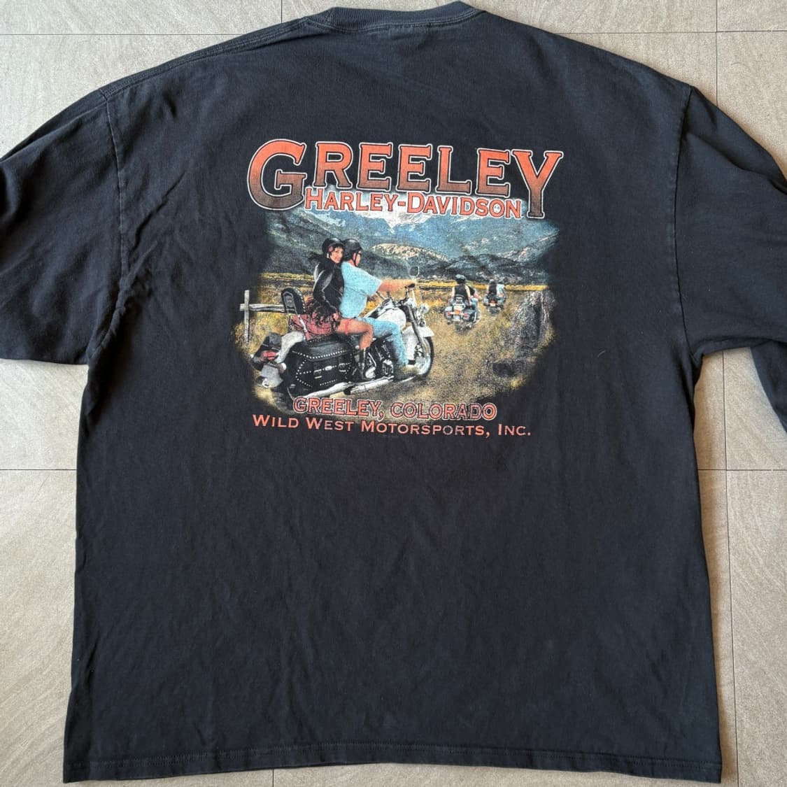 할리데이비슨 블랙 플레임 긴팔 티셔츠 롱슬리브 긴팔티 상품이미지9