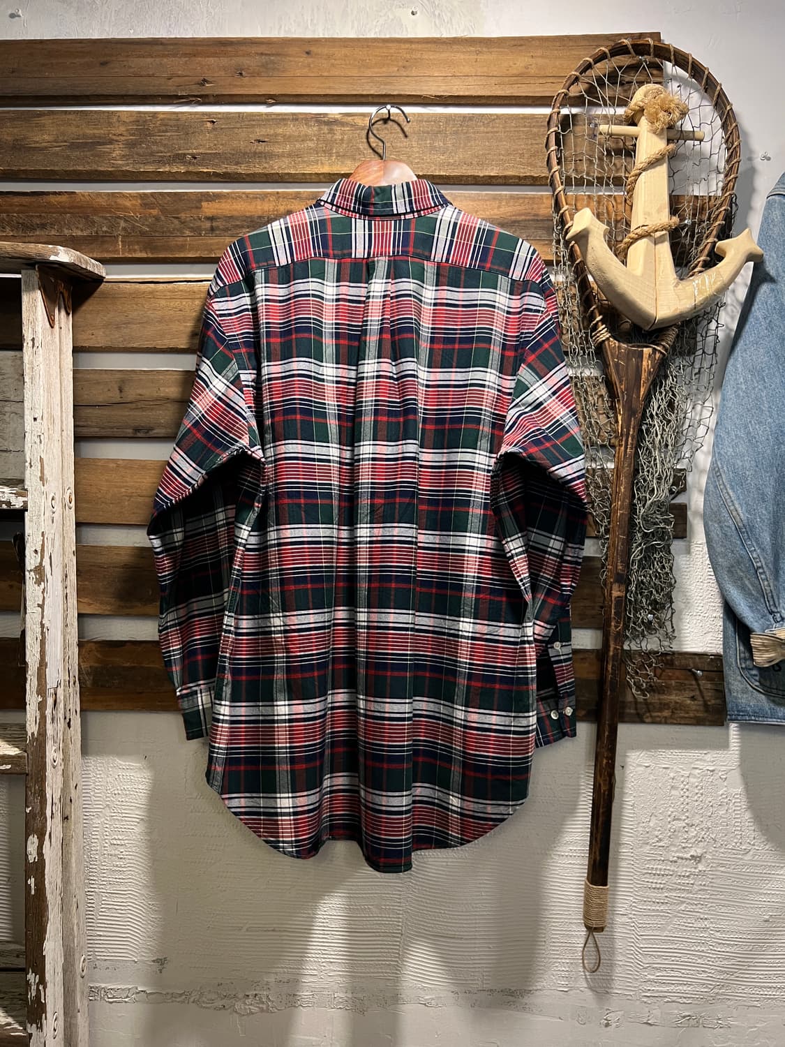 [2XL]폴로 랄프로렌 CLASSIC FIT 타탄체크 옥스포드 셔츠 상품이미지5