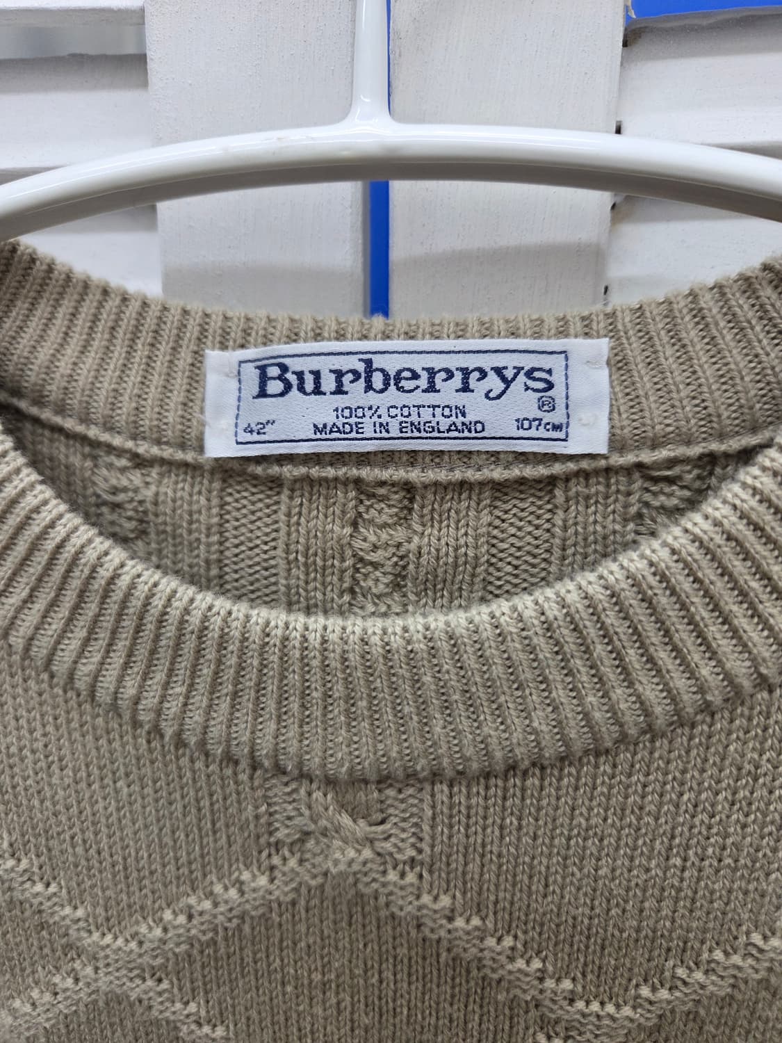 버버리 크레스트 엠브로이드 케이블 니트 상품이미지2