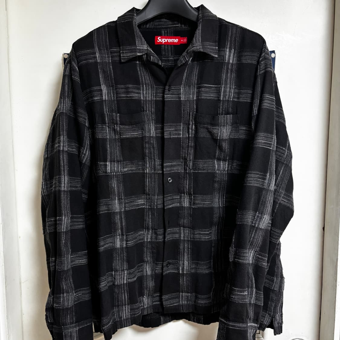 슈프림 우븐 플레이드 셔츠 XL 상품이미지1