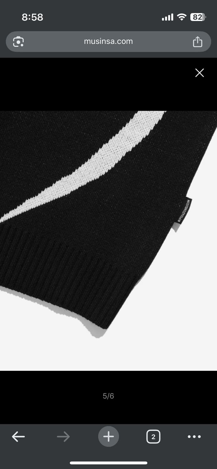 나이트고스트클럽 3STARS GK BIG KNIT 상품이미지5