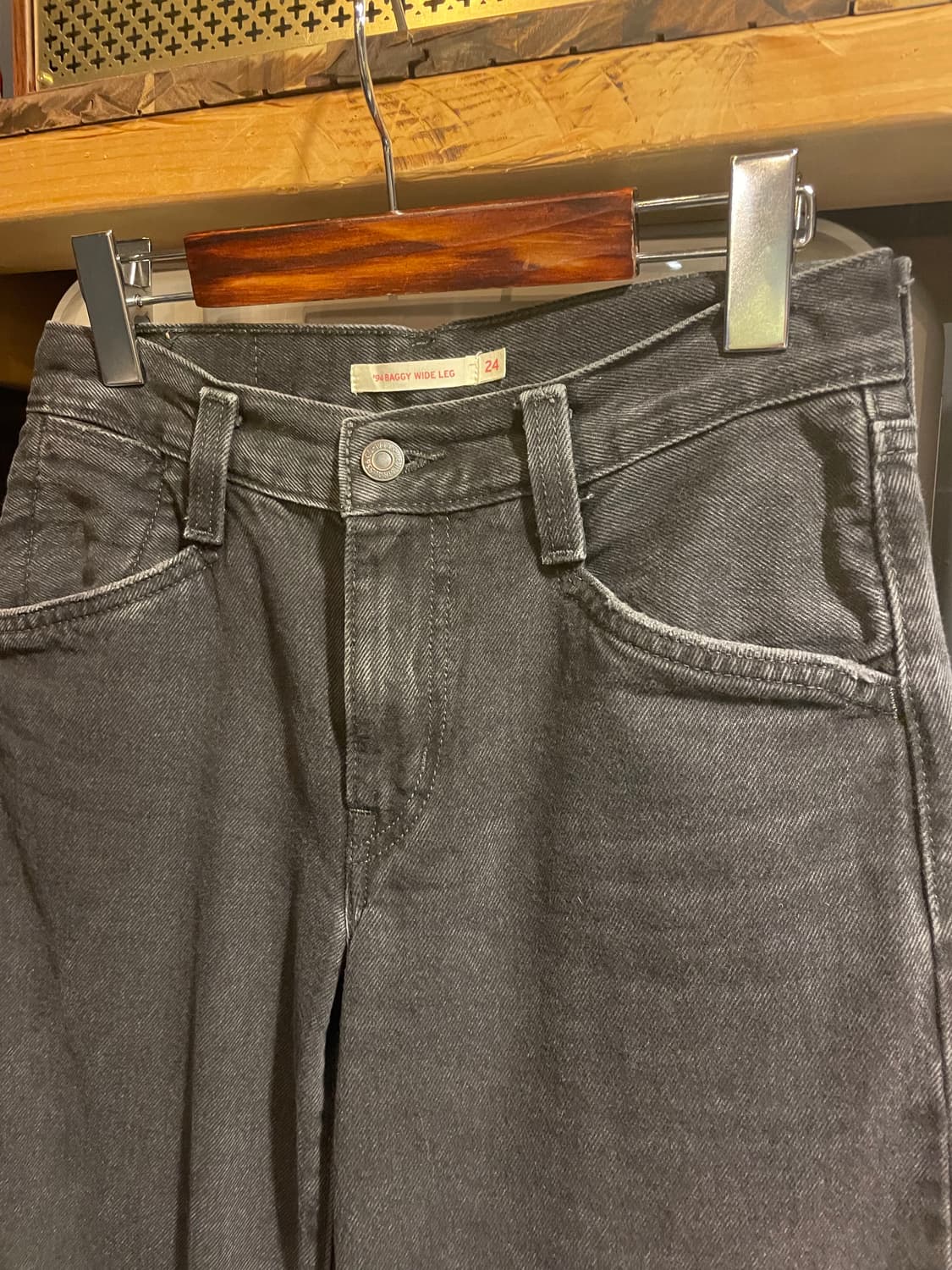 리바이스 흑청 데님팬츠 상품이미지3