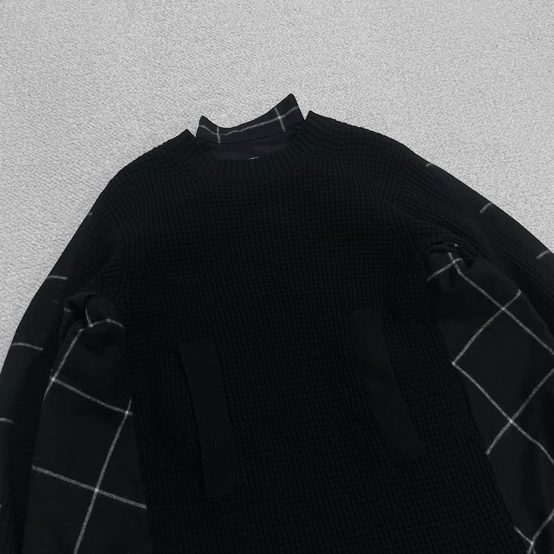 사카이 Sacai 윈도우페인 니트 미니 드레스 상품이미지3