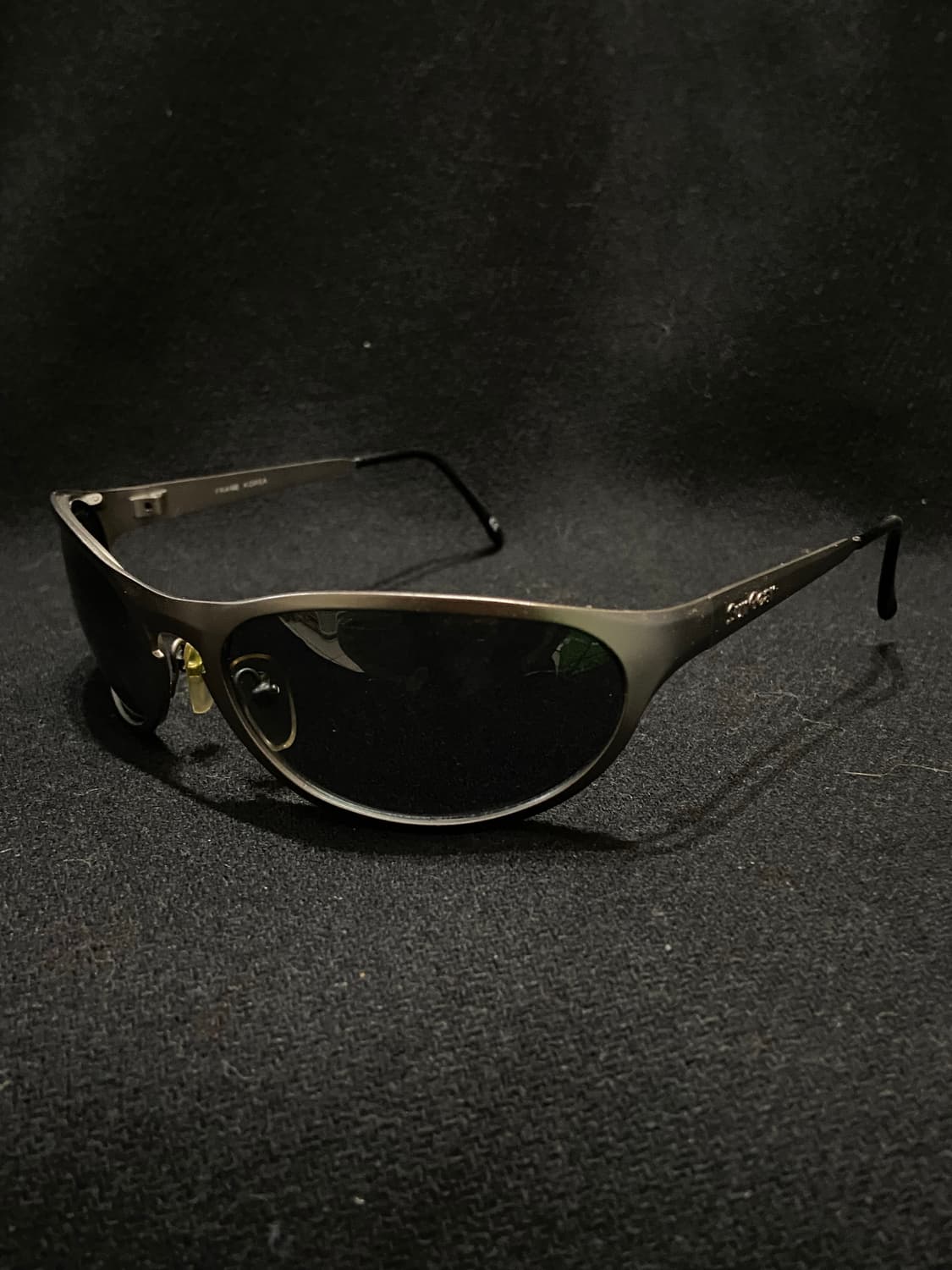 SunGear 빈티지 고글형 스틸 선글라스 (실버) 상품이미지3