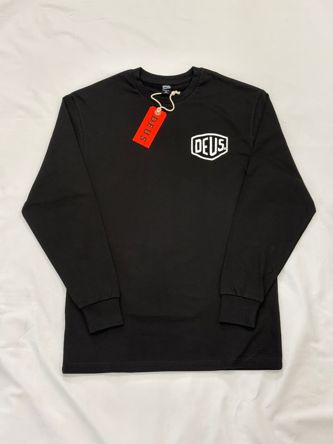 [새상품]Deus데우스 서울 컬리지 긴팔 롱슬리브 티셔츠 블랙 M 상품이미지3