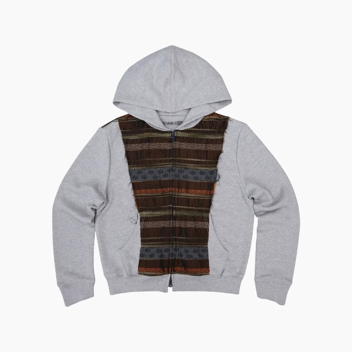 [M] 0TaPe Fabric Block Hooded Zip-Up 상품이미지1