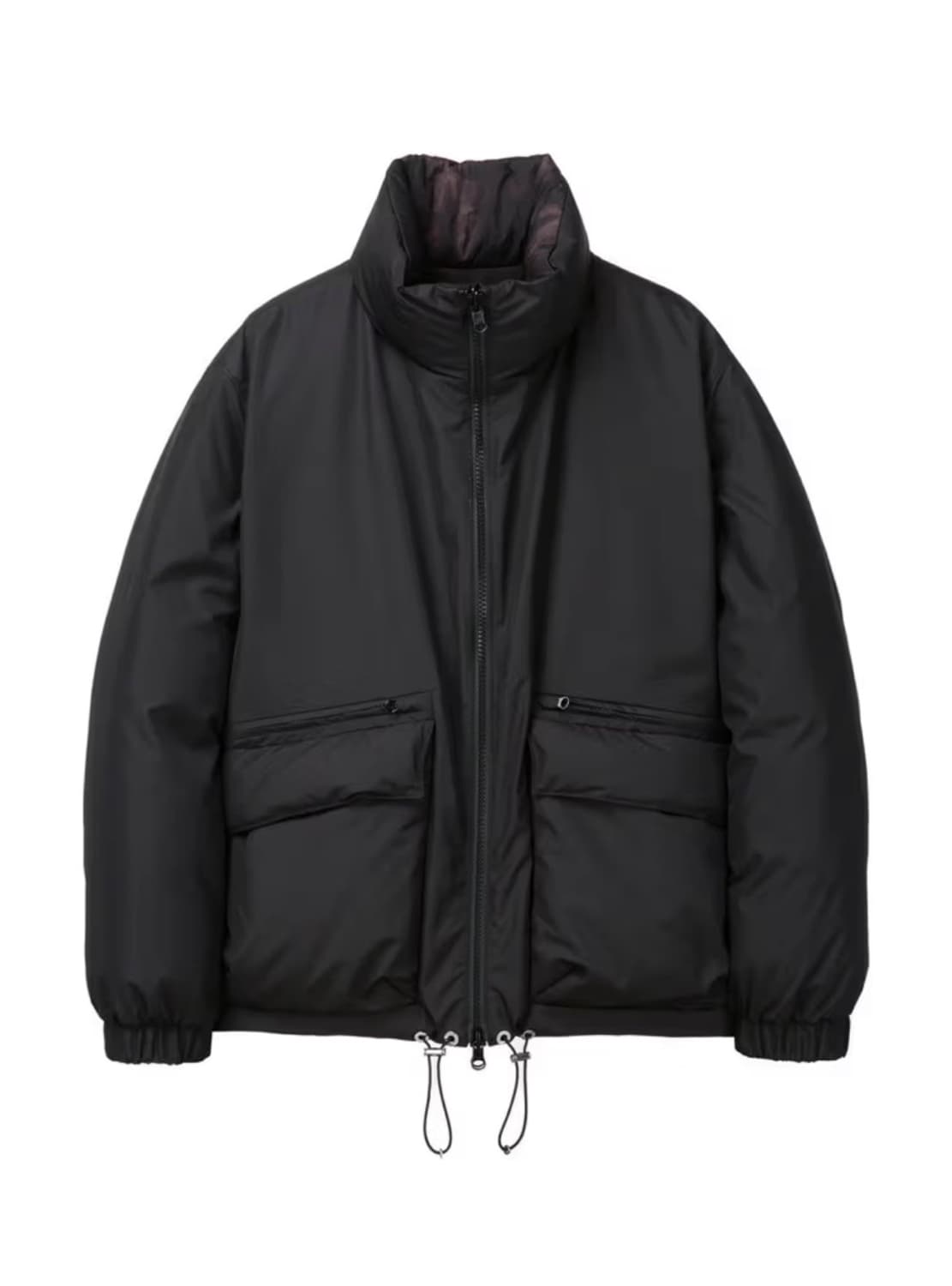 질스튜어트뉴욕 블랙 리버서블 구스다운 숏다운 점퍼 상품이미지1