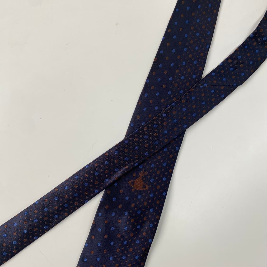  비비안웨스트우드 우주선 정품 명품 넥타이(Vivienne)7.8cm 상품이미지5