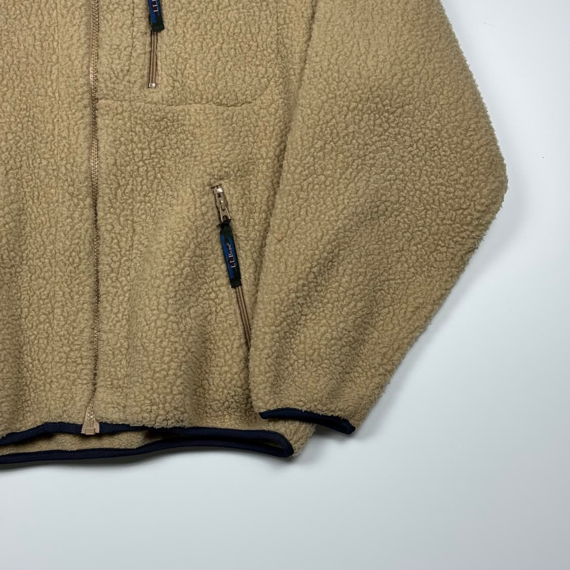 (105) 80s 엘엘빈 플리스 자켓 내추럴 상품이미지5