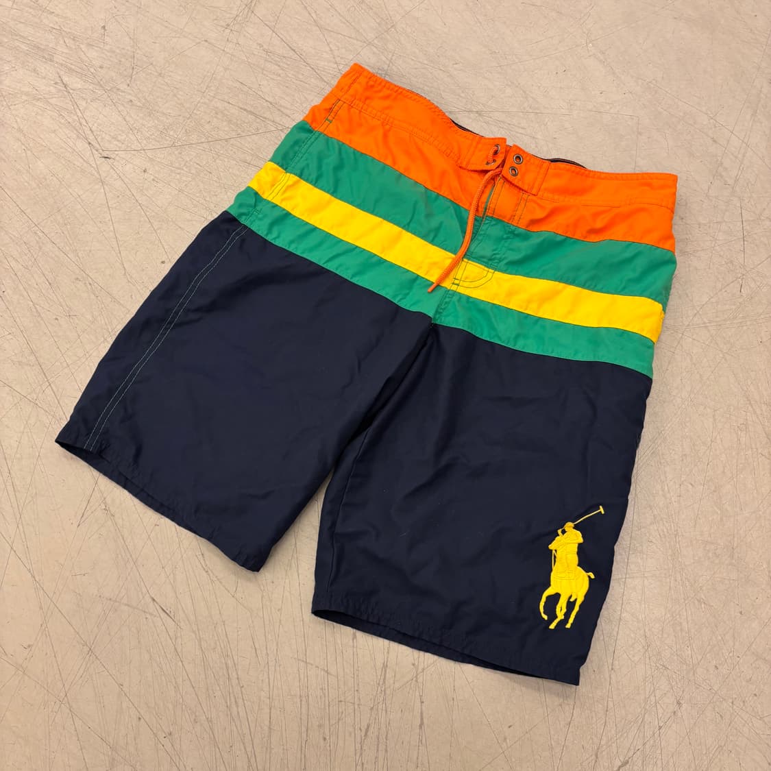 폴로 랄프로렌 빅포니 컬러블럭 스윔 팬츠 상품이미지1