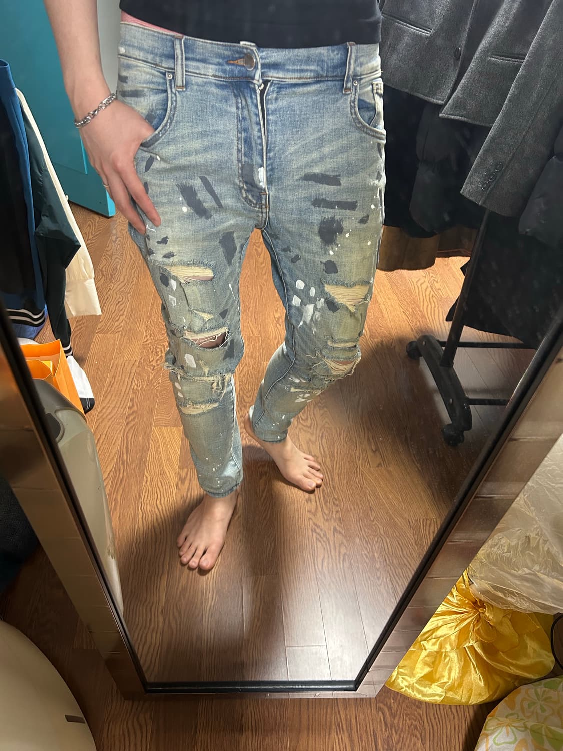 AMIRI 아미리 디스트로이드 데님진 청바지 상품이미지8