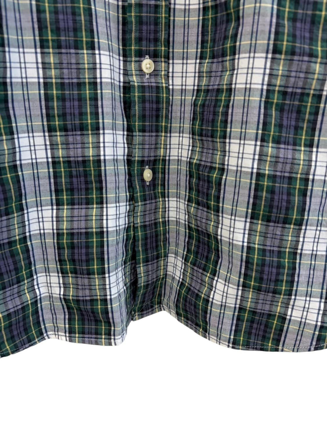 폴로 반팔 체크 셔츠 (L) 상품이미지4