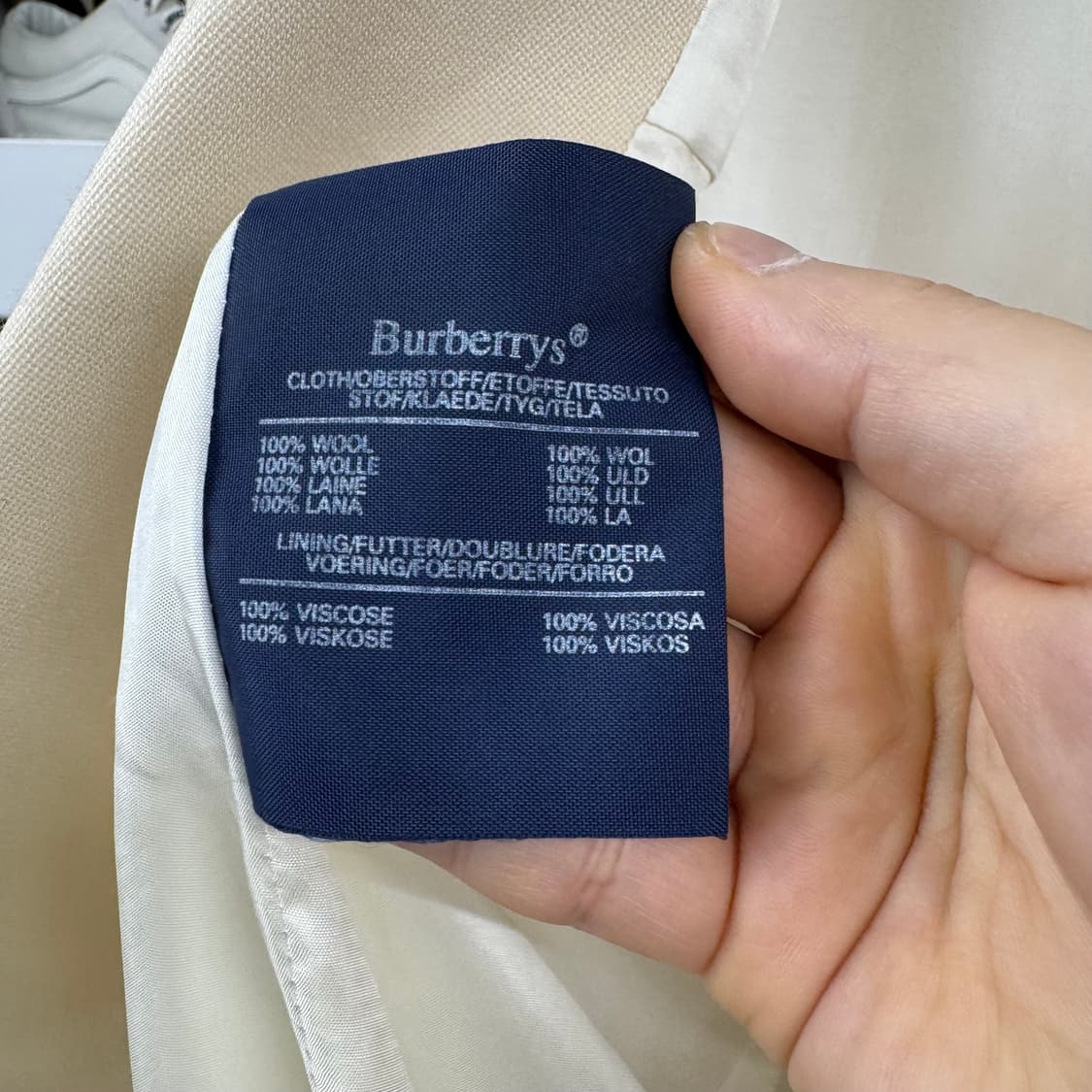 버버리 레이디 금장 블레이저 자켓 made in ENGLAND   상품이미지9