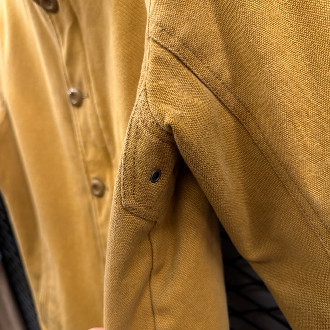 스탠카라 워크 집업자켓 보아안감 윈드가드 5버튼 디테일 상품이미지6