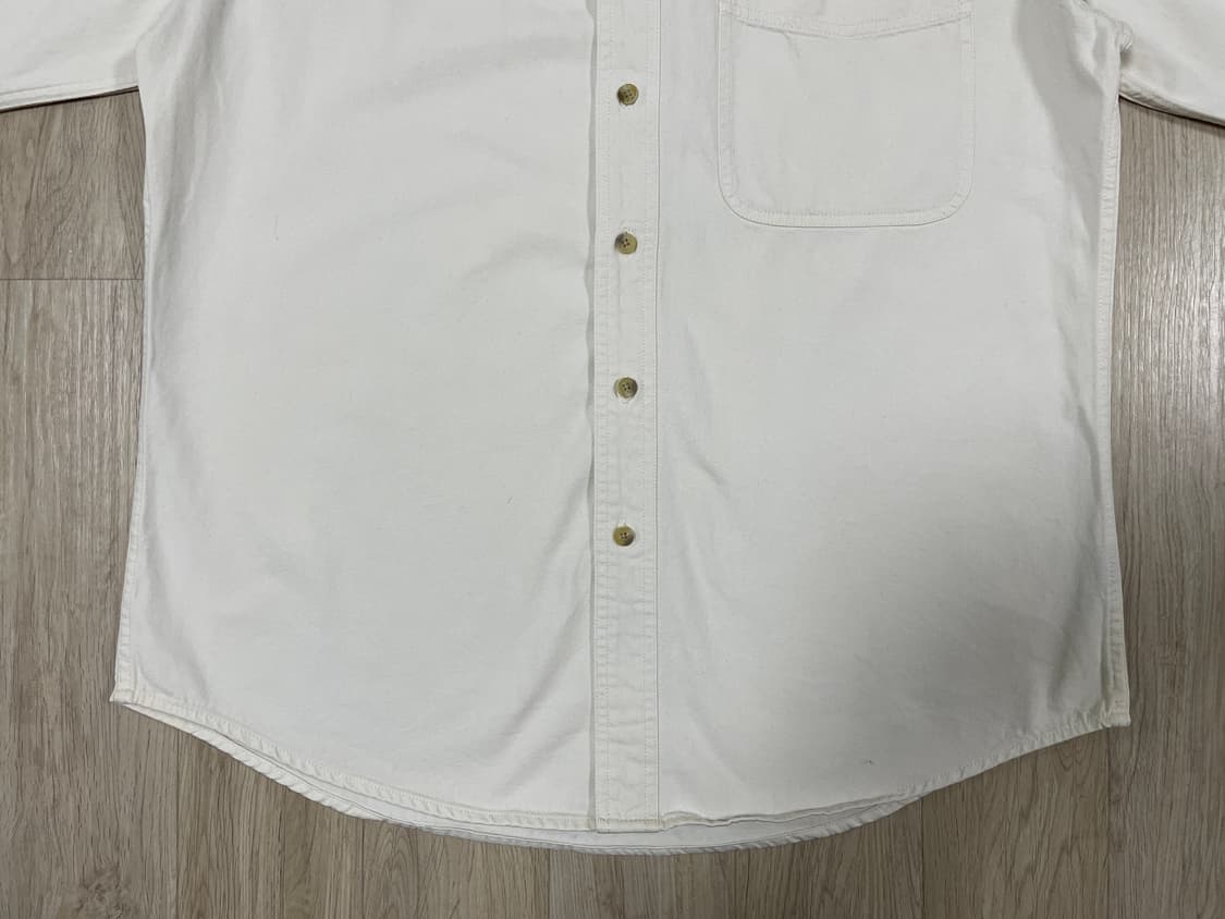 100~105) 90s Lee 크림데님 리얼 워크셔츠 상품이미지6