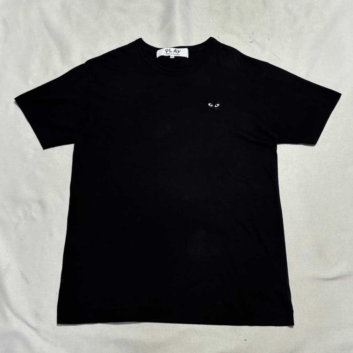 2XL 꼼데가르송 블랙 하트와펜 티셔츠 상품이미지2