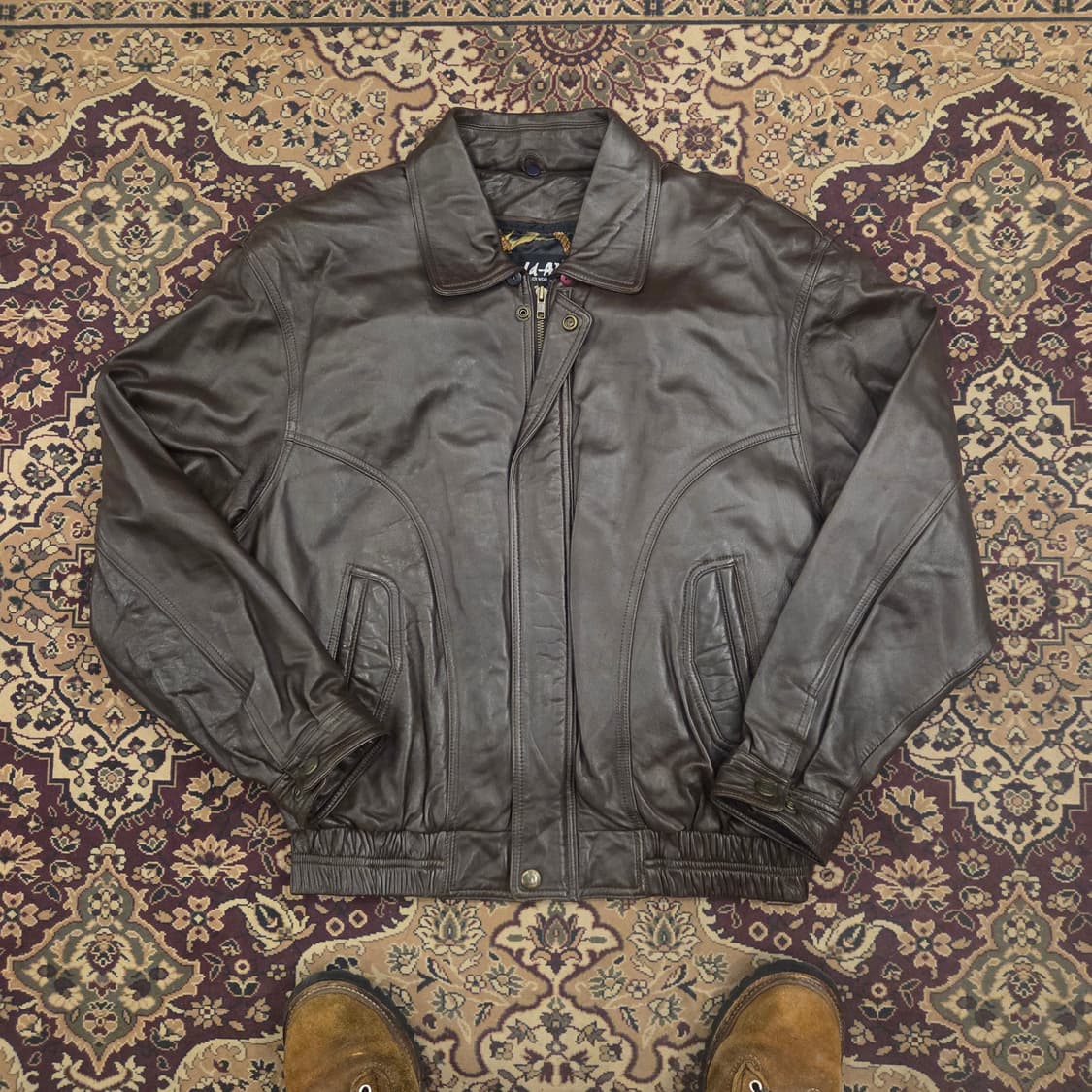 양가죽 자켓 a2 스타일 자켓 다크브라운  상품이미지1