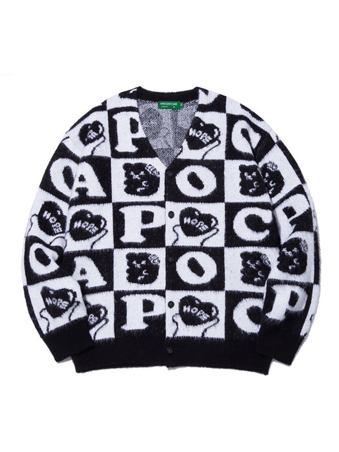 (L) 어피스오브케이크 hope 체커보드 가디건 상품이미지2