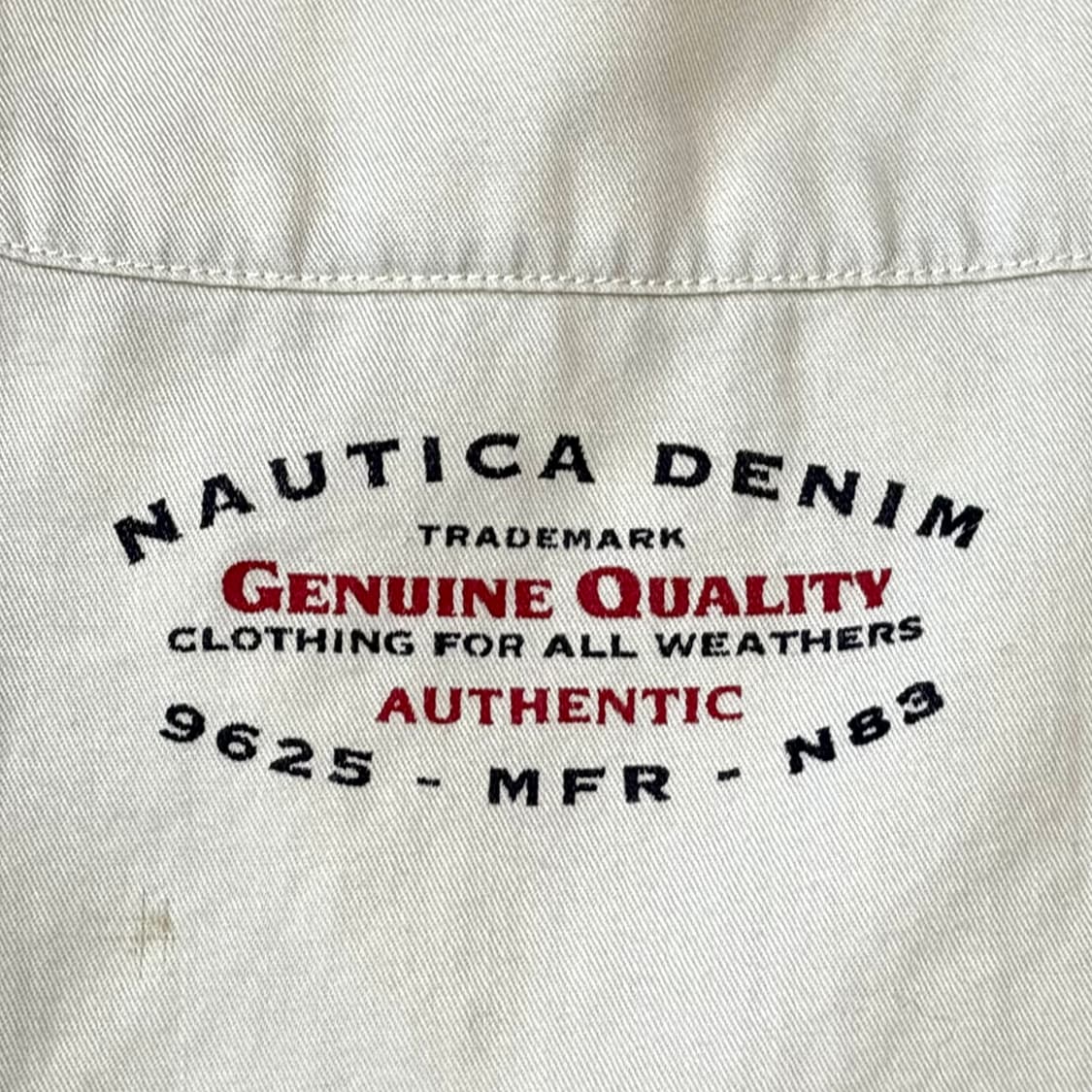 노티카 오버핏 스트라이프 셔츠 XL 상품이미지3