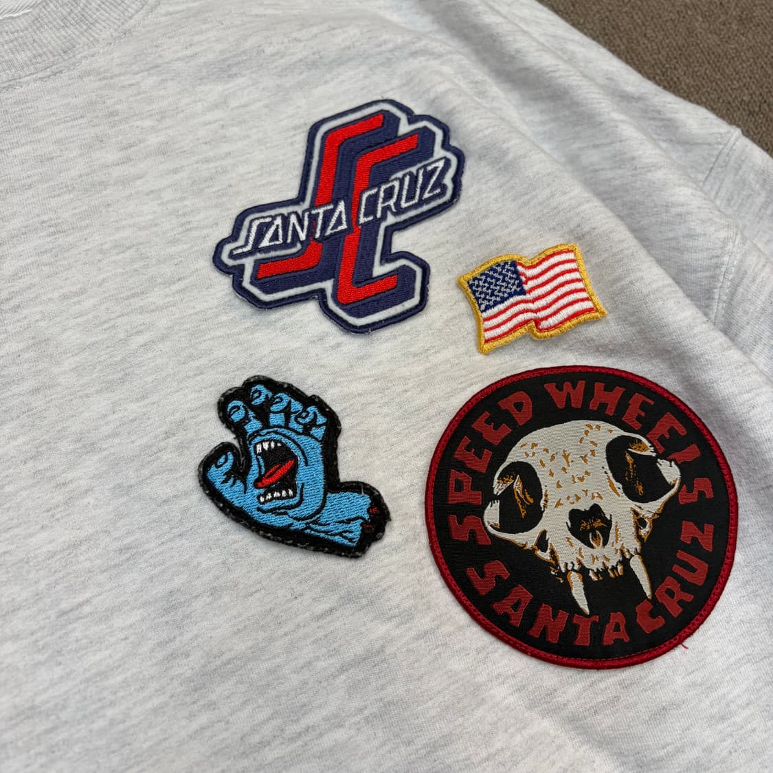 Santa Cruz 산타크루즈 패치 스웻셔츠 맨투맨 xl 상품이미지2