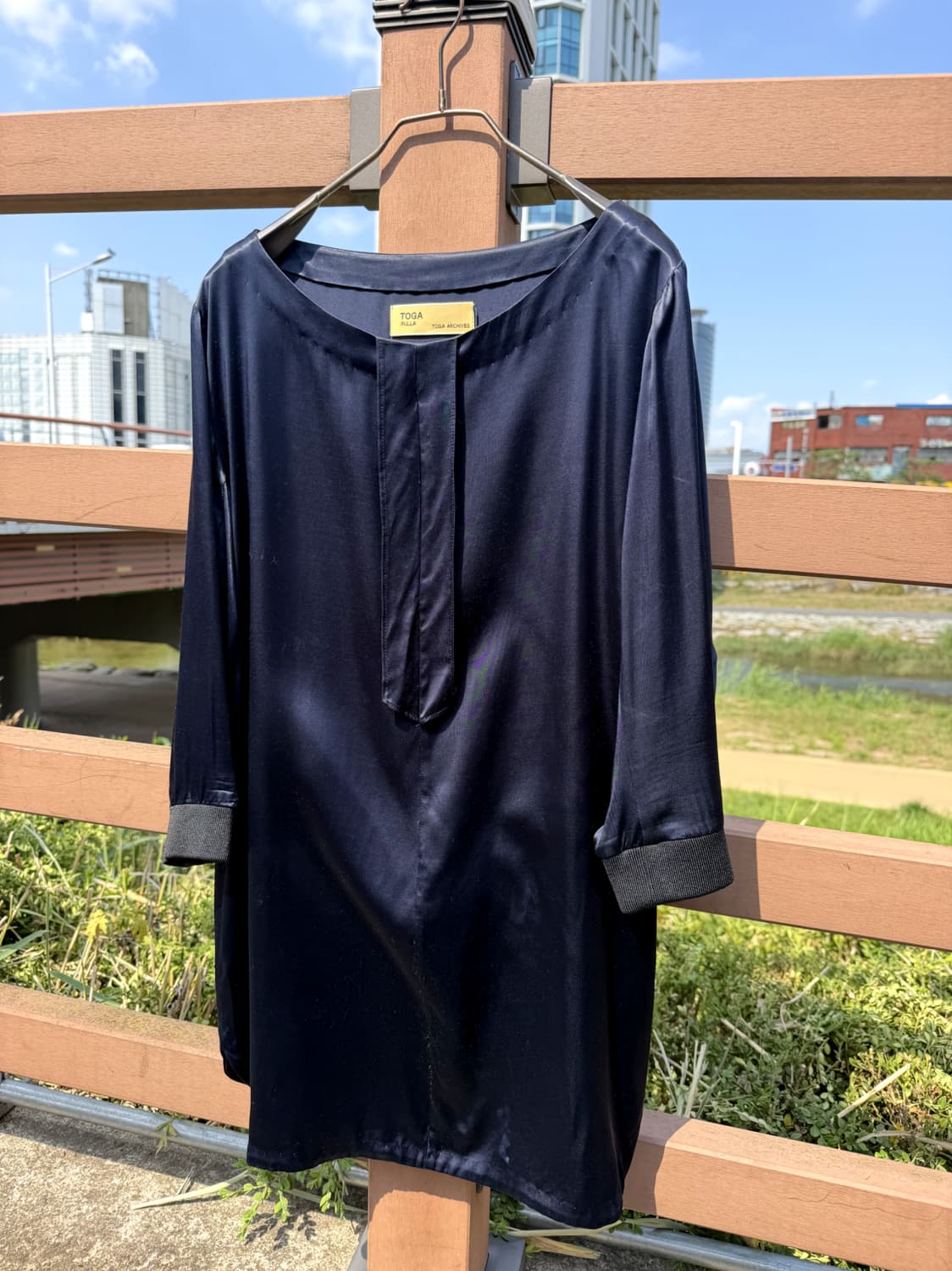 Toga Pulla Navy Dress (Made In Japan) 상품이미지1