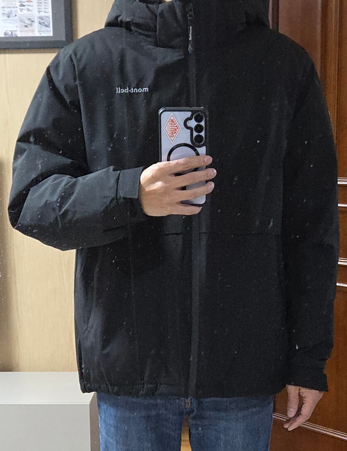 (착샷)  몽벨 에어웜 패딩 자켓 상품이미지10