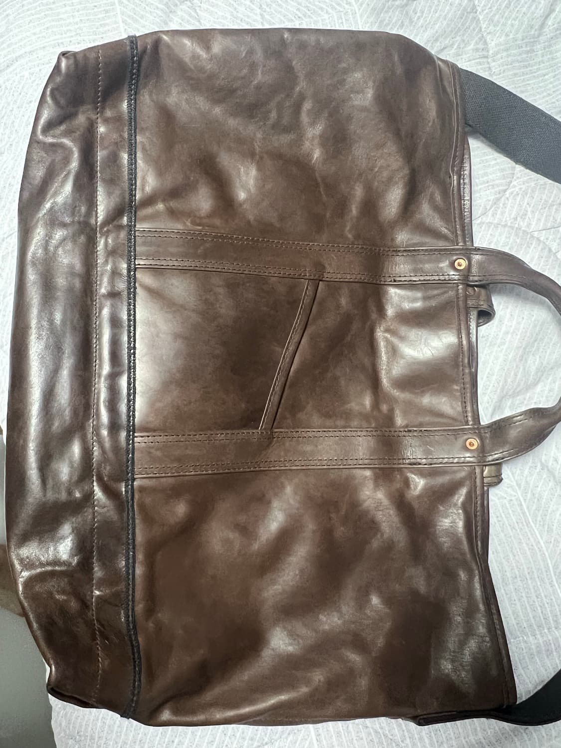 나이스네스 t.ledz 브라운 오일 호스 레더 상품이미지1