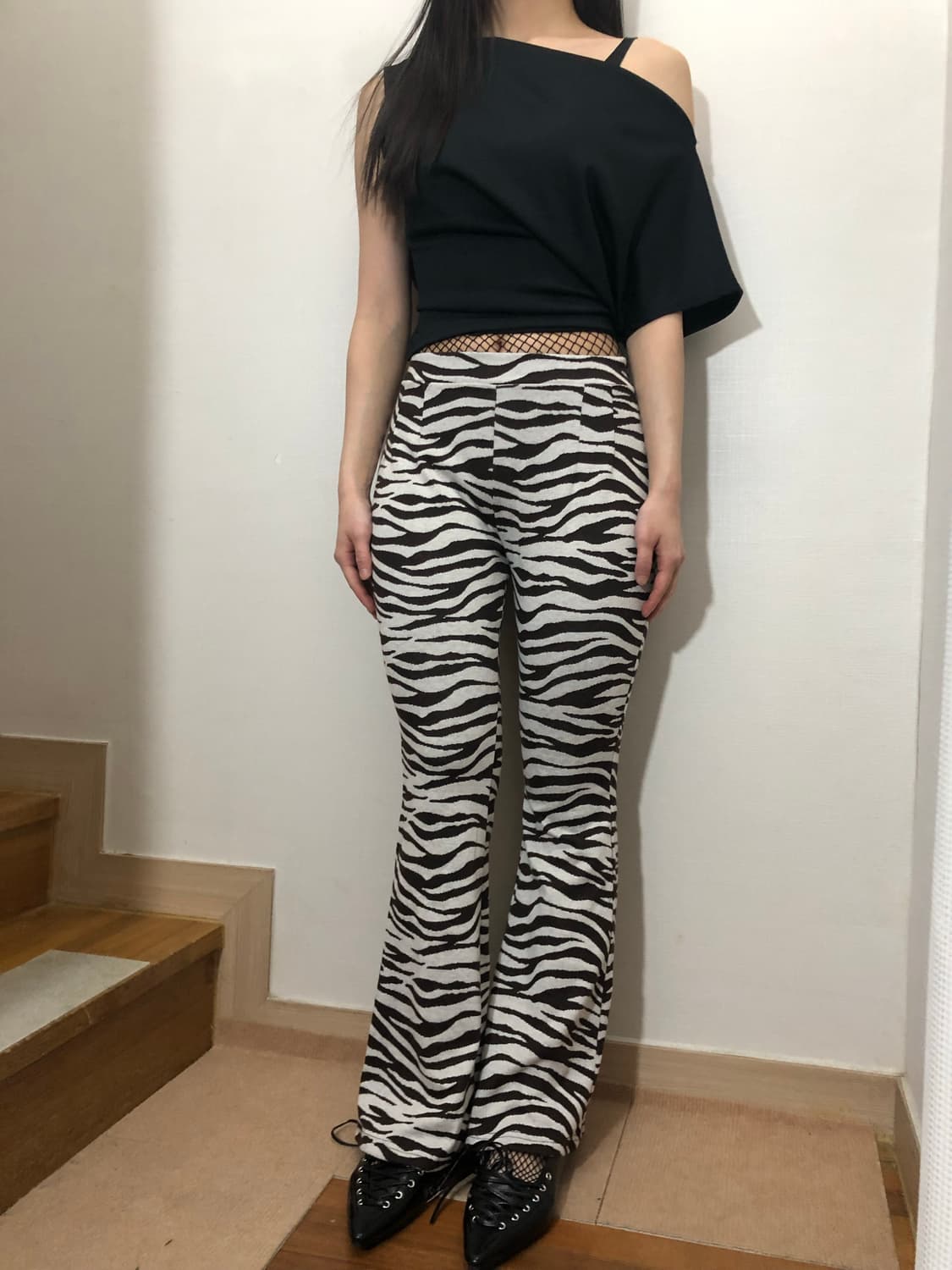 빈티지 지브라 패턴 팬츠 상품이미지6