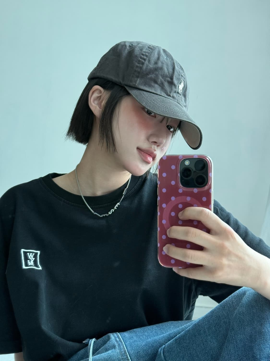 폴로 차콜 캡 상품이미지1